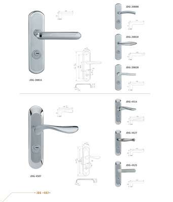 304不銹鋼185MM(中面板)防火逃生功能門鎖57系列 價格、廠家、圖片及其他鎖具產品解析